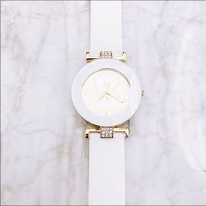 White rubber Micheal Kors watch